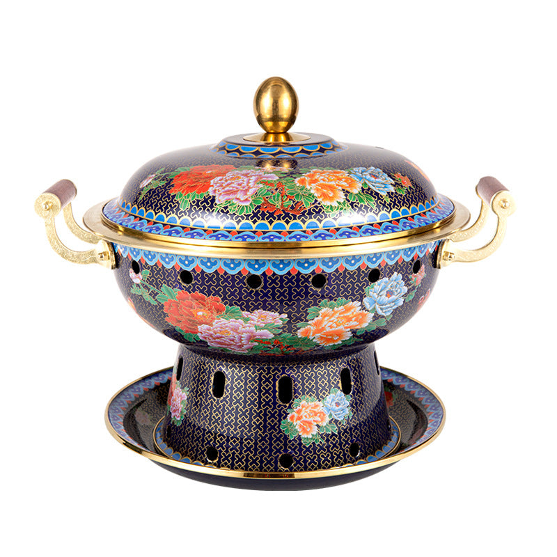 Kupfer Hot Pot Ofen mit Emaille