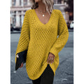 Lässiger Pullover mit extra-langen Ärmeln