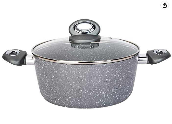 Antihaft-Suppentopf «Medical Stone» (24 cm) – Bild 5 | LuxeStyle
