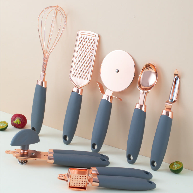 Küchenreibe mit Kupferbeschichtung Set