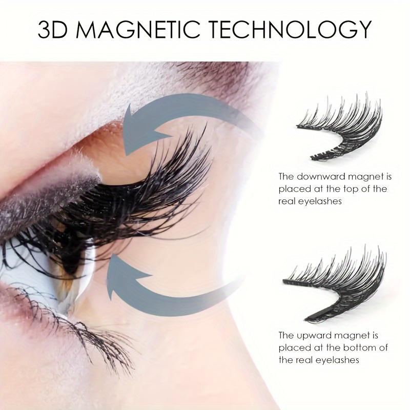Magnetische Wimpern für einfachen Look