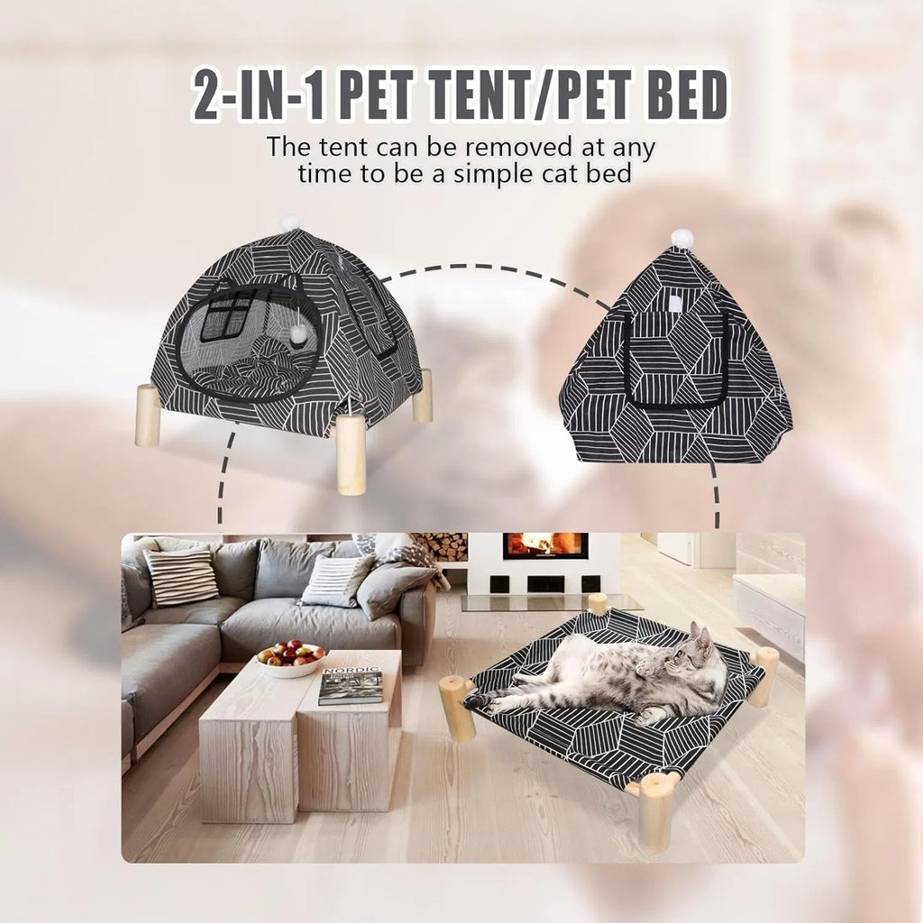 Faltbares Katzenzeltbett