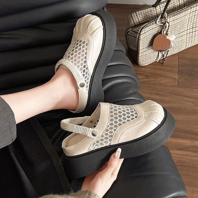 Atmungsaktive Open-Toe Sandalen für Damen