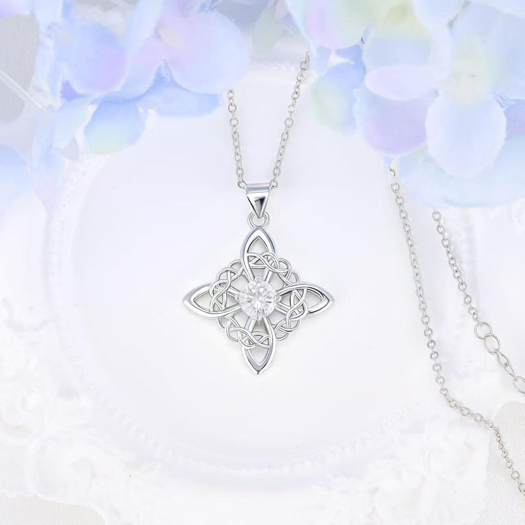 Keltischer Knoten Anhänger aus 925 Sterling Silber