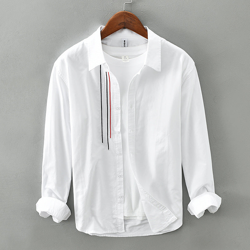 Baumwoll Langarm Hemdjacke
