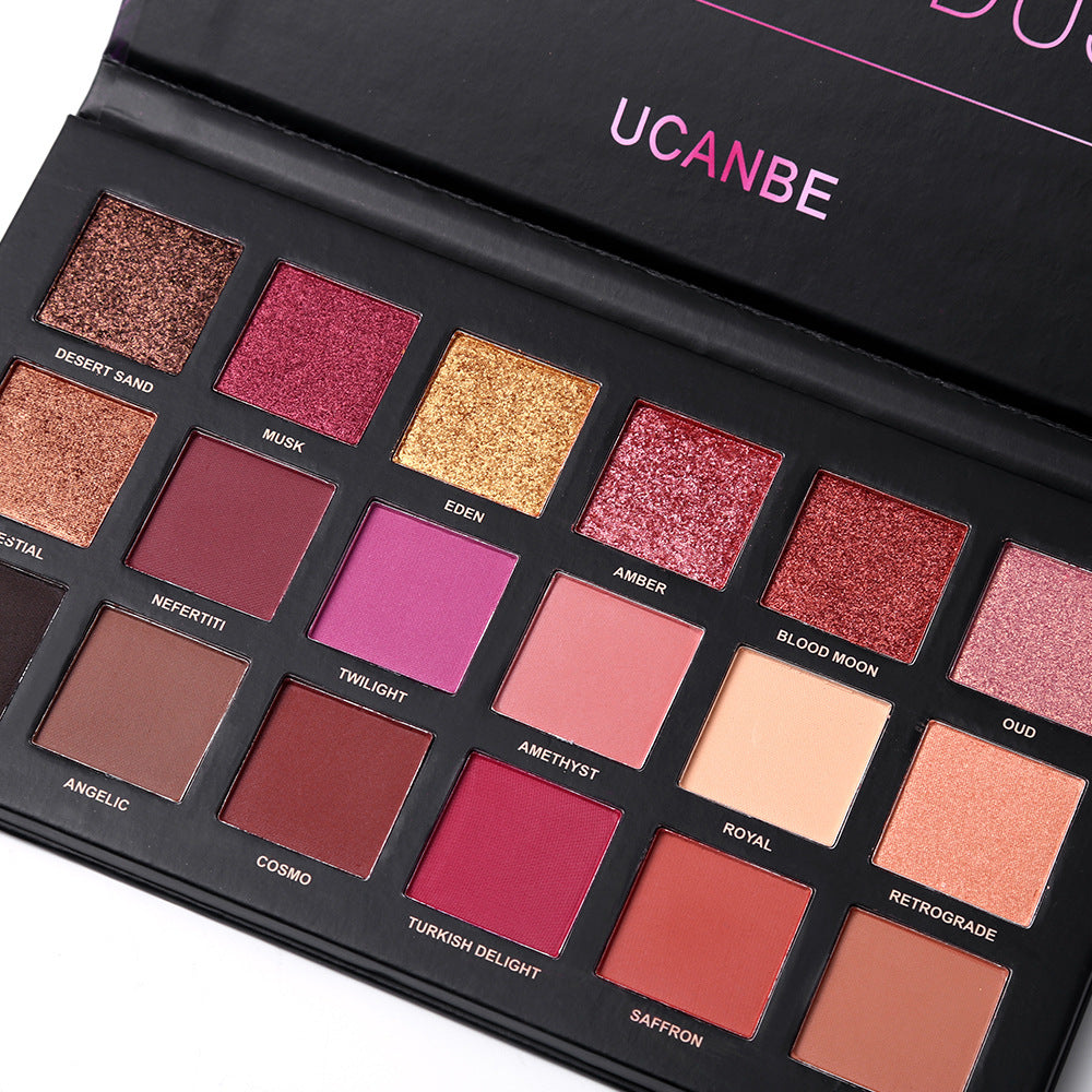 18-Farben Lidschatten-Palette Rose Gold – Bild 5 | LuxeStyle