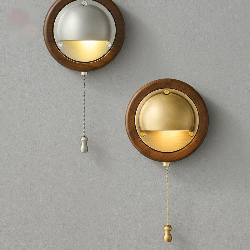 Kupfer-Vintage-Wandlampe mit Zugkette – Bild 5 | LuxeStyle