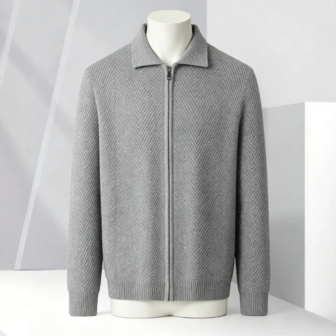 Einreihiger Cardigan für Herren