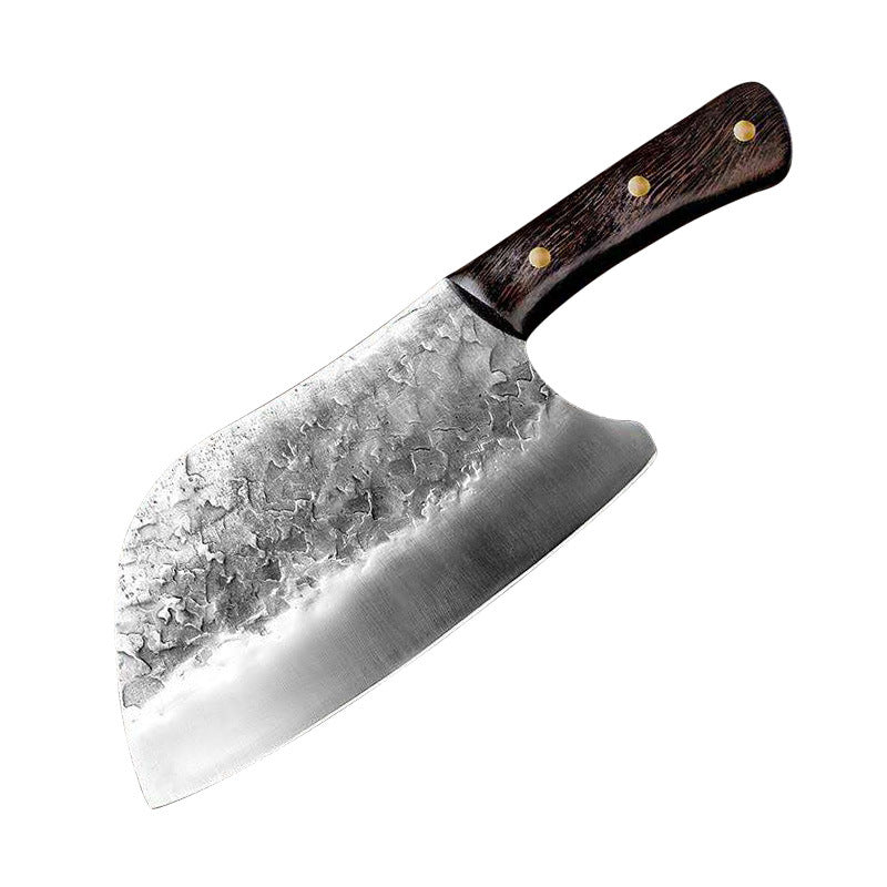 Handgeschmiedetes Küchenmesser mit Holzgriff