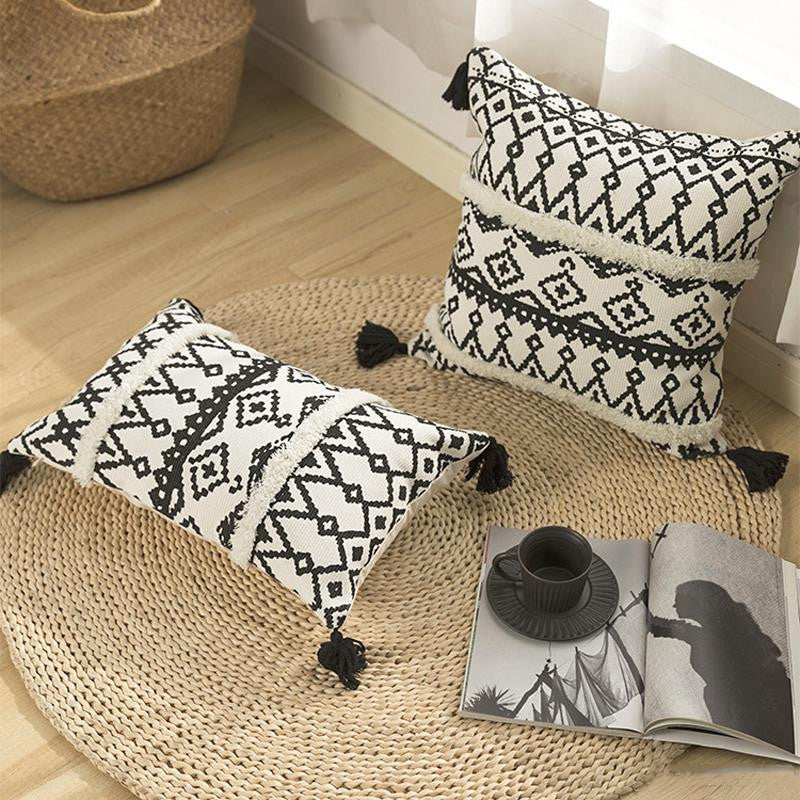 Marokkanisches Kissen mit Quasten – Bild 4 | LuxeStyle