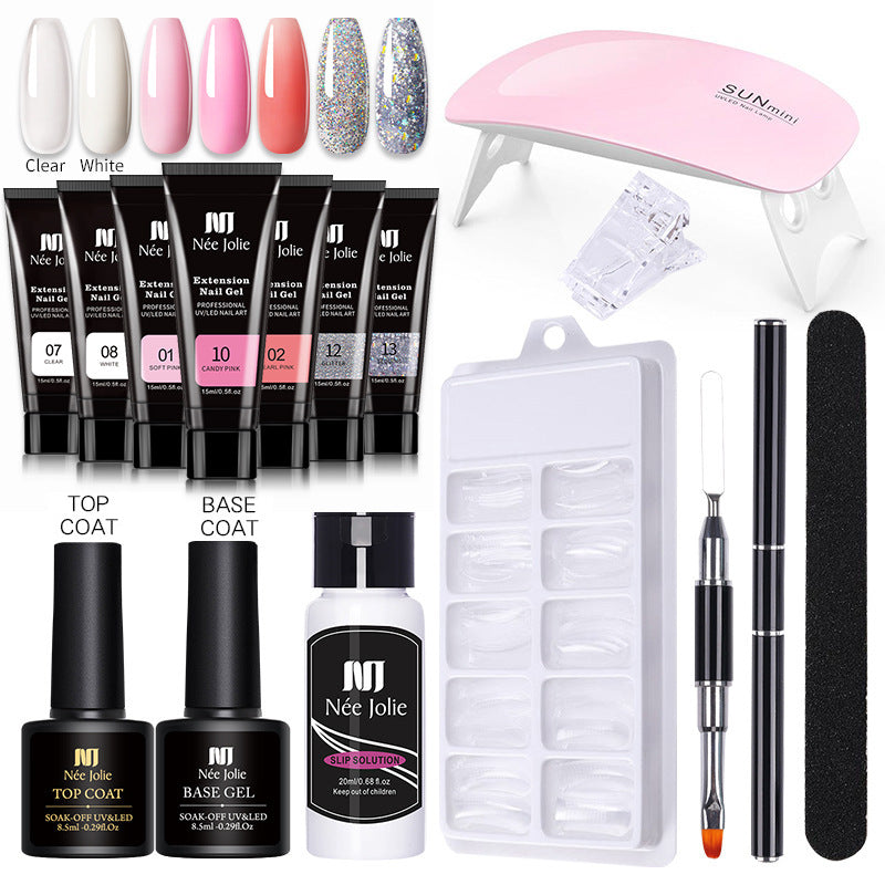 Crystal Quick-Dry Verlängerungsgel Set 15ml