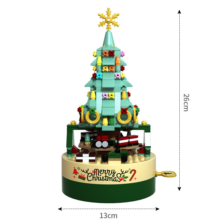 Weihnachtsbaum-Spieluhr aus Bausteinen – Bild 6 | LuxeStyle