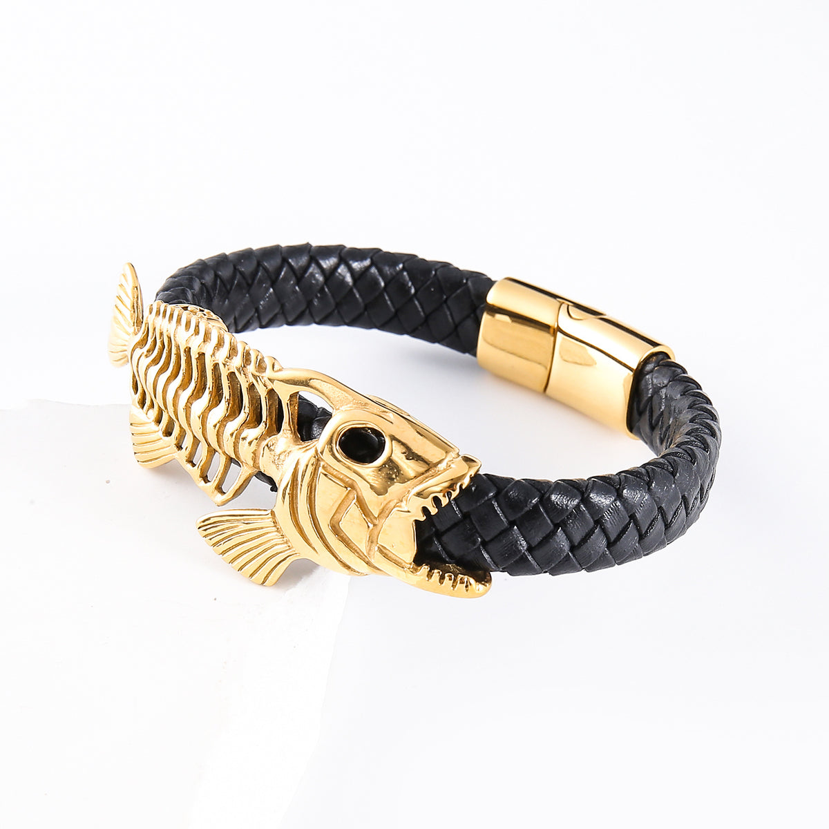 Gold-Lederarmband – Bild 4 | LuxeStyle