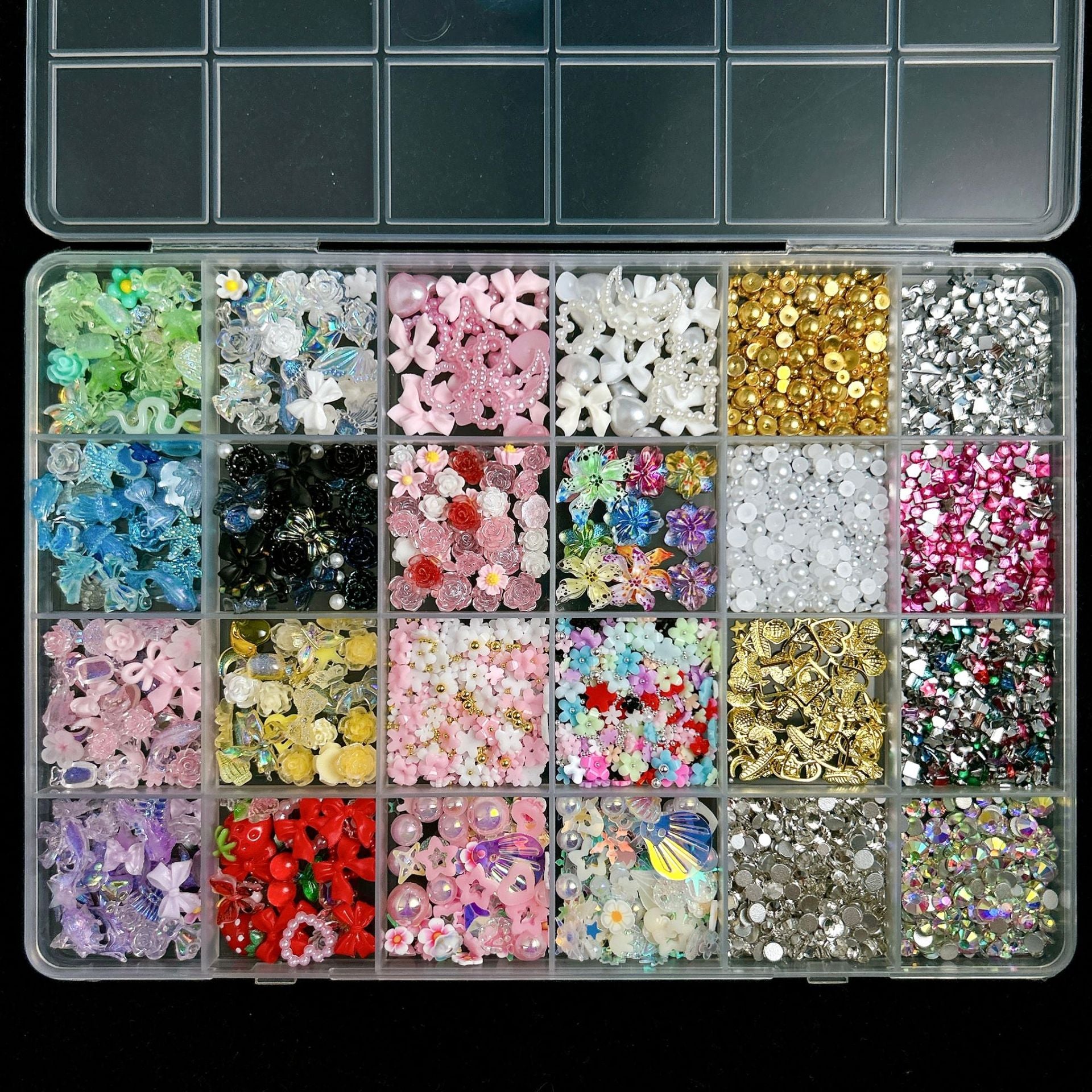 Mini Floral DIY Nagelsticker-Set – Ansicht 3