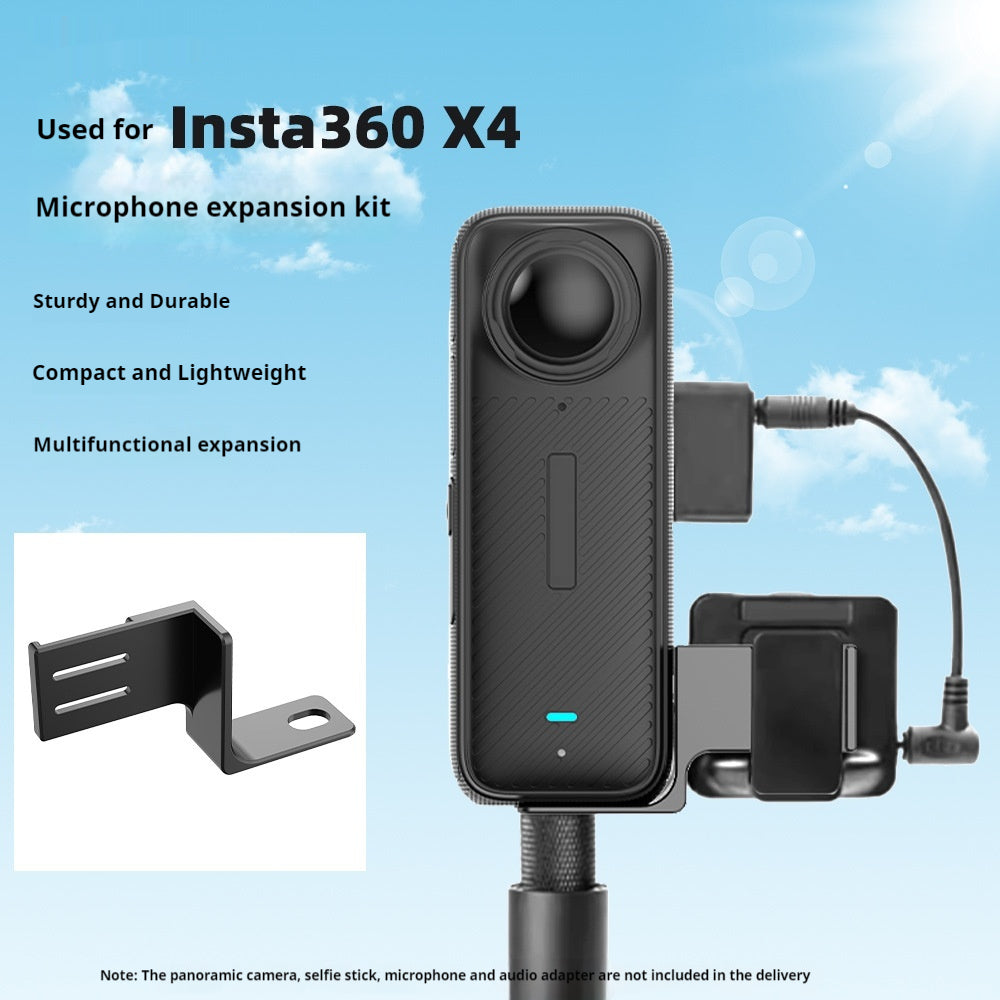 Mikrofon-Erweiterungshalterung für Selfie-Sticks