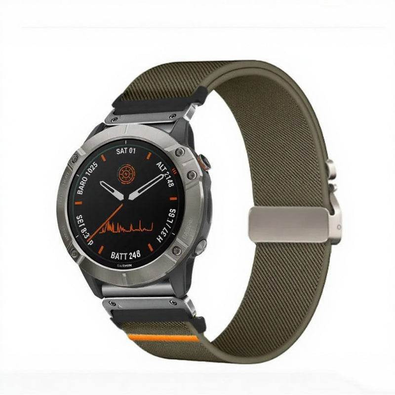 Elastisches Stoff-Armband für Herrenuhr