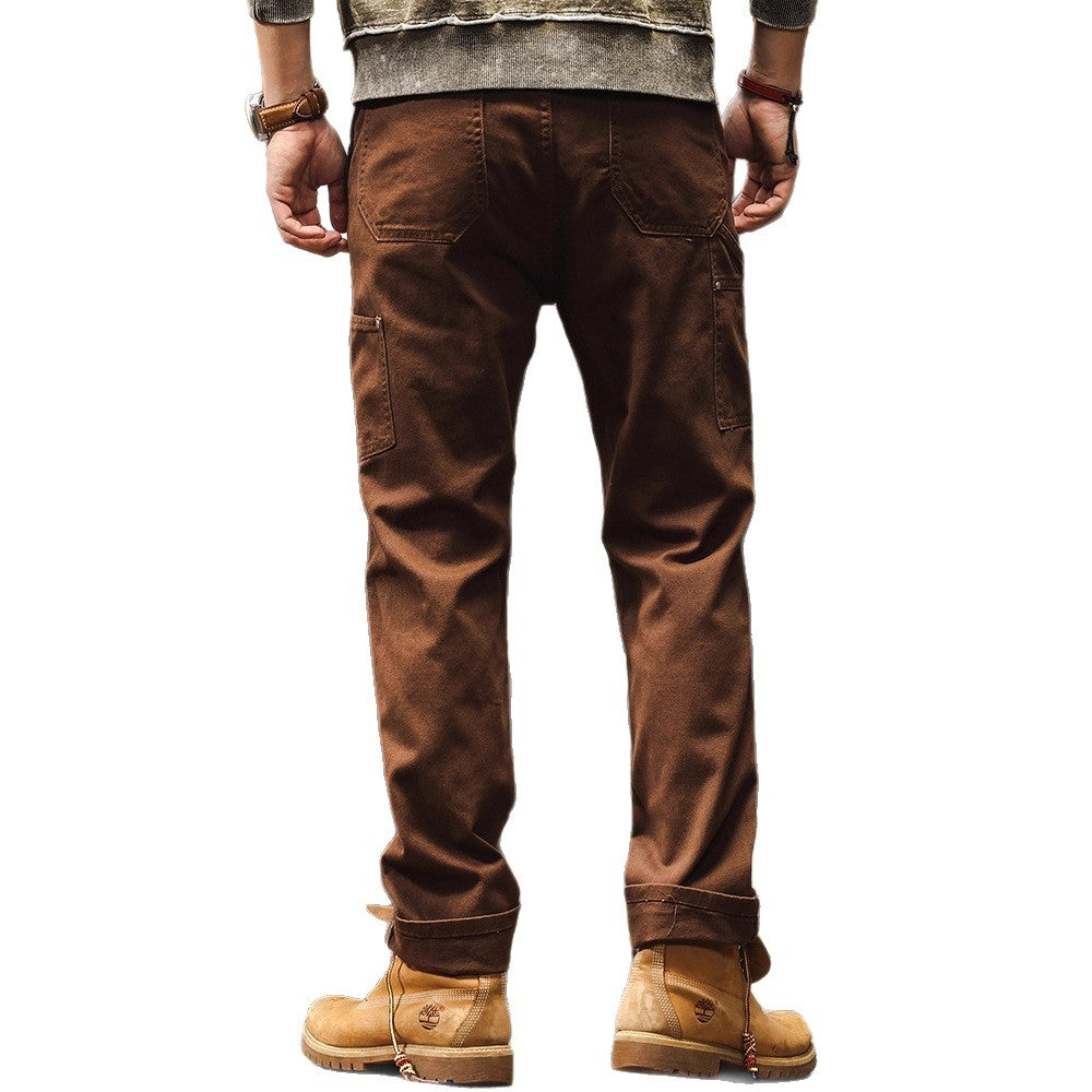 Retro Jeanshose Braun