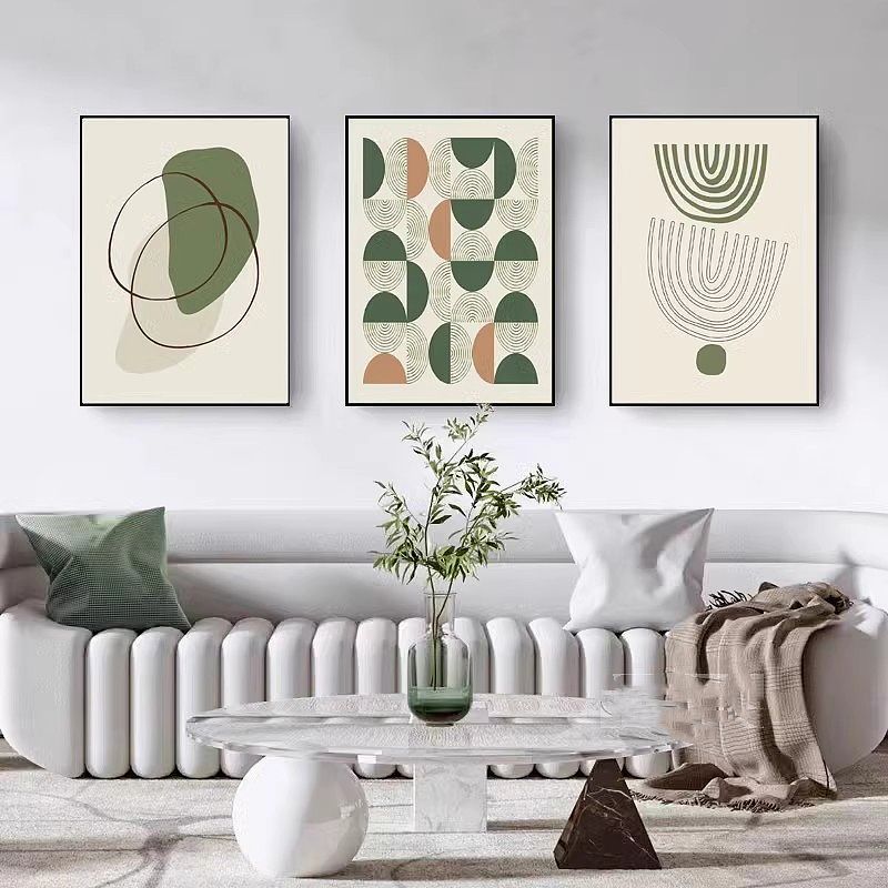 Abstrakte Wandbilder Morandi – 3er-Set – Bild 8 | LuxeStyle