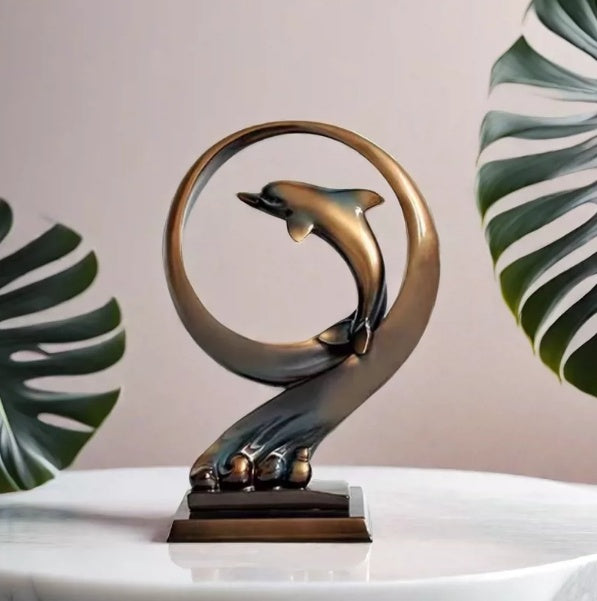 Delfin-Ornament für Schreibtisch und Regal – Bild 6 | LuxeStyle