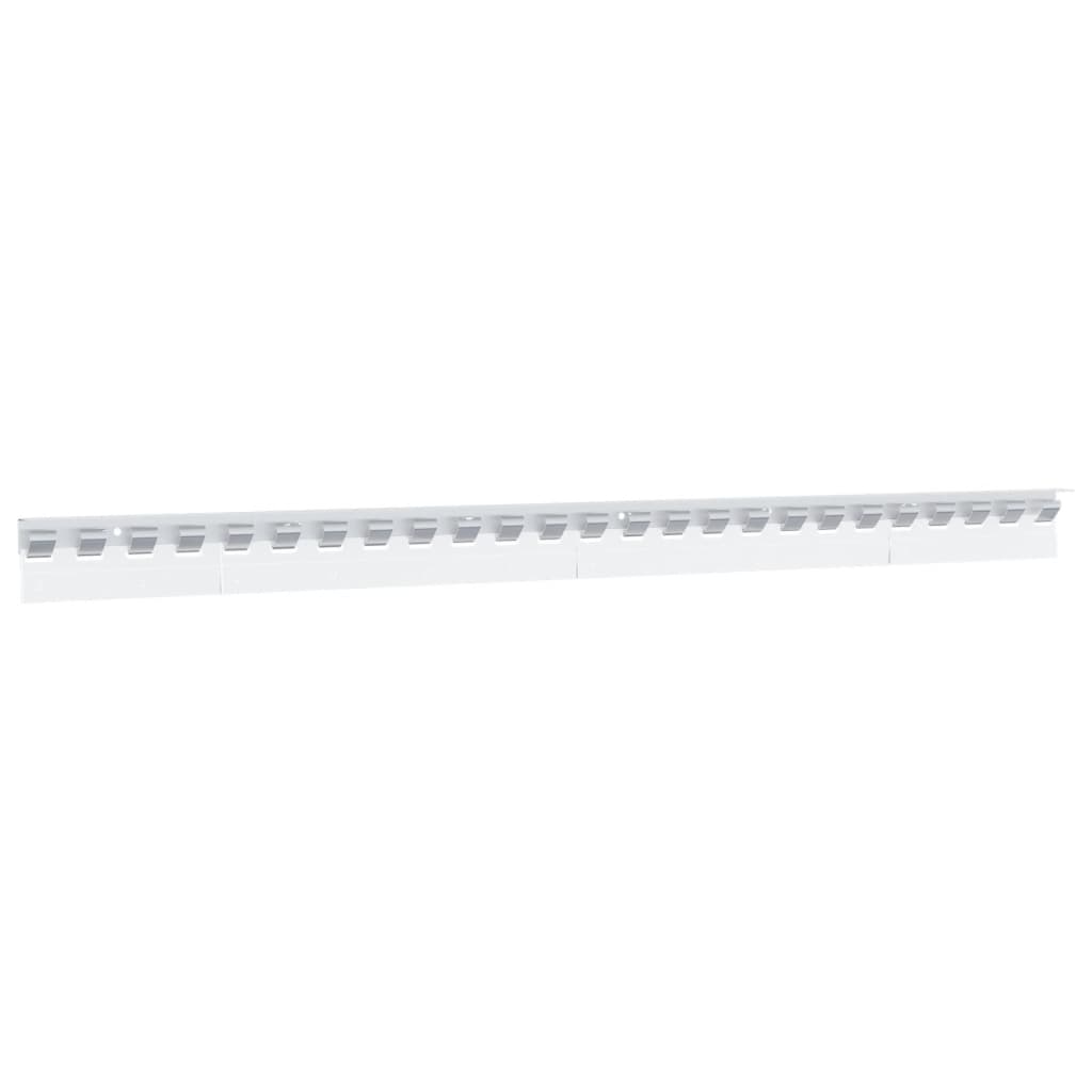 Vorhangschiene für Streifenvorhänge, 1 m, Silber