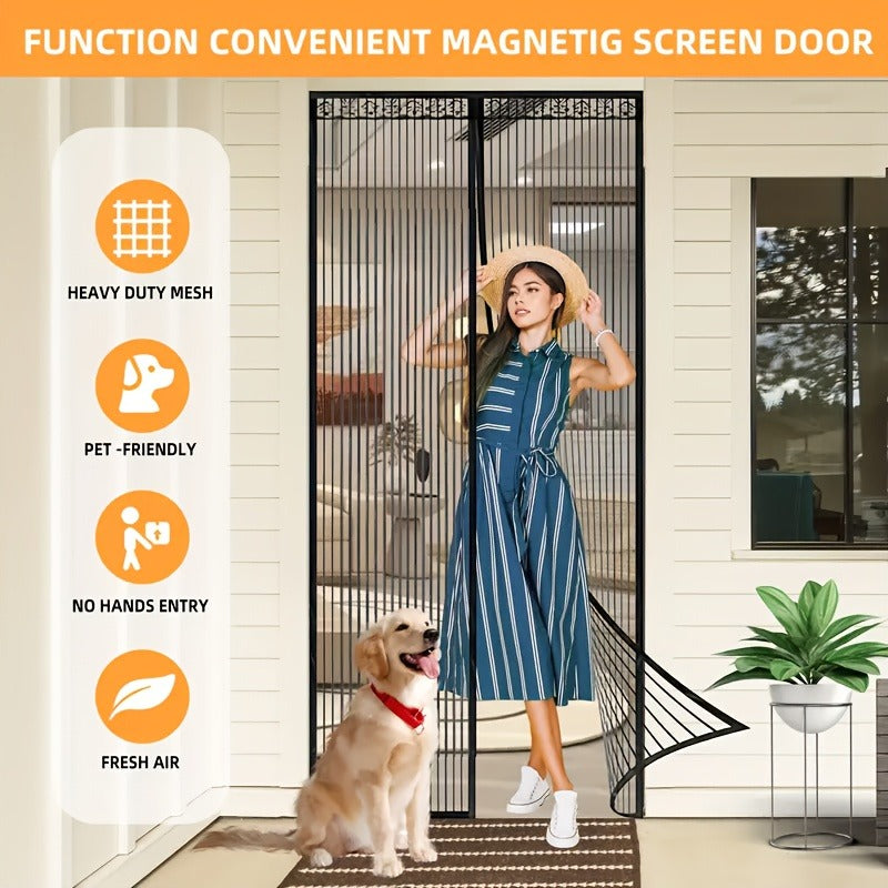 Magnetischer Türvorhang – Mücken- & Insektenschutz