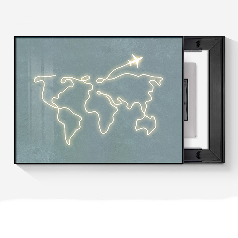 Abstrakte Linien Wandbild