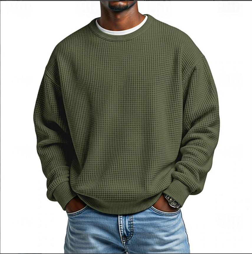 Relaxed Fit Pullover für Männer in 100% Polyester – Bild 11 | LuxeStyle