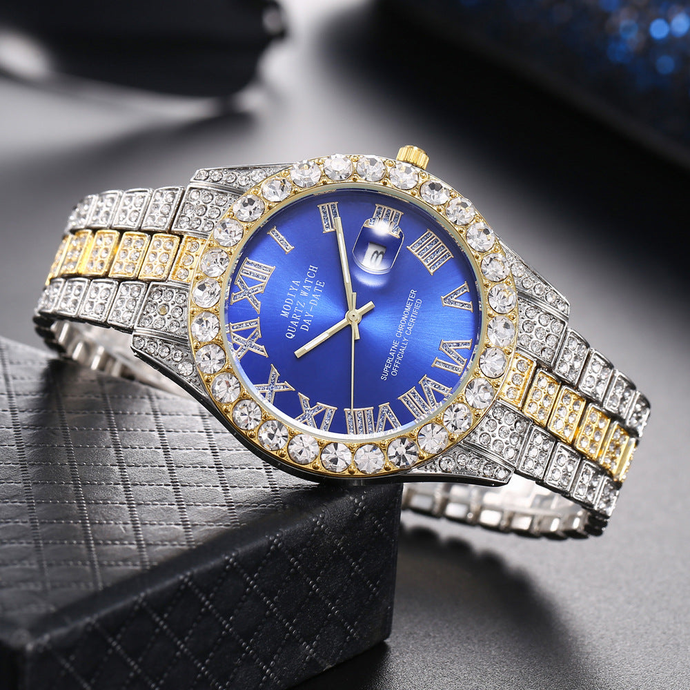 Strass-Zifferblatt Quarzuhr – Bild 2 | LuxeStyle