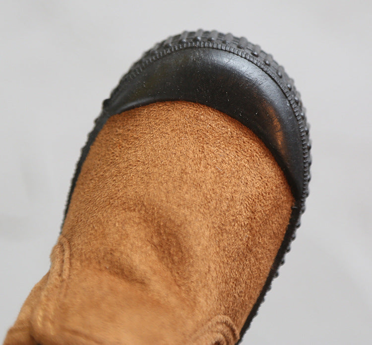 Warme Velour-Kinderschuhe