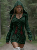 3D Farbverlauf Digital-Print Hoodie für Damen – Bild 4 | LuxeStyle