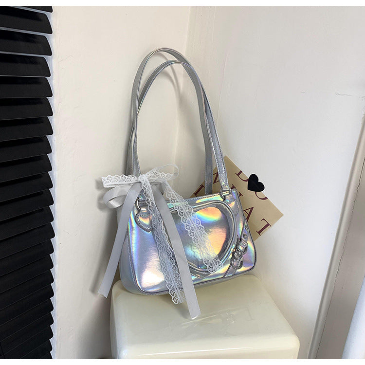 Einhandtasche mit seitlichem Fach – Bild 2 | LuxeStyle