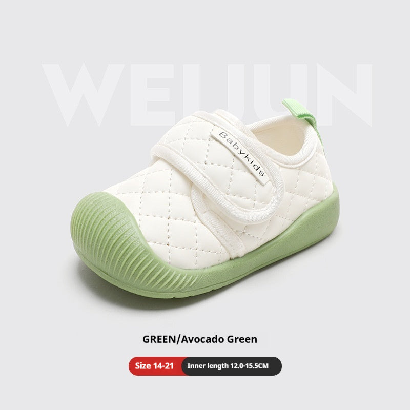 Lauflernschuhe für Mädchen mit Klettverschluss und weicher Sohle