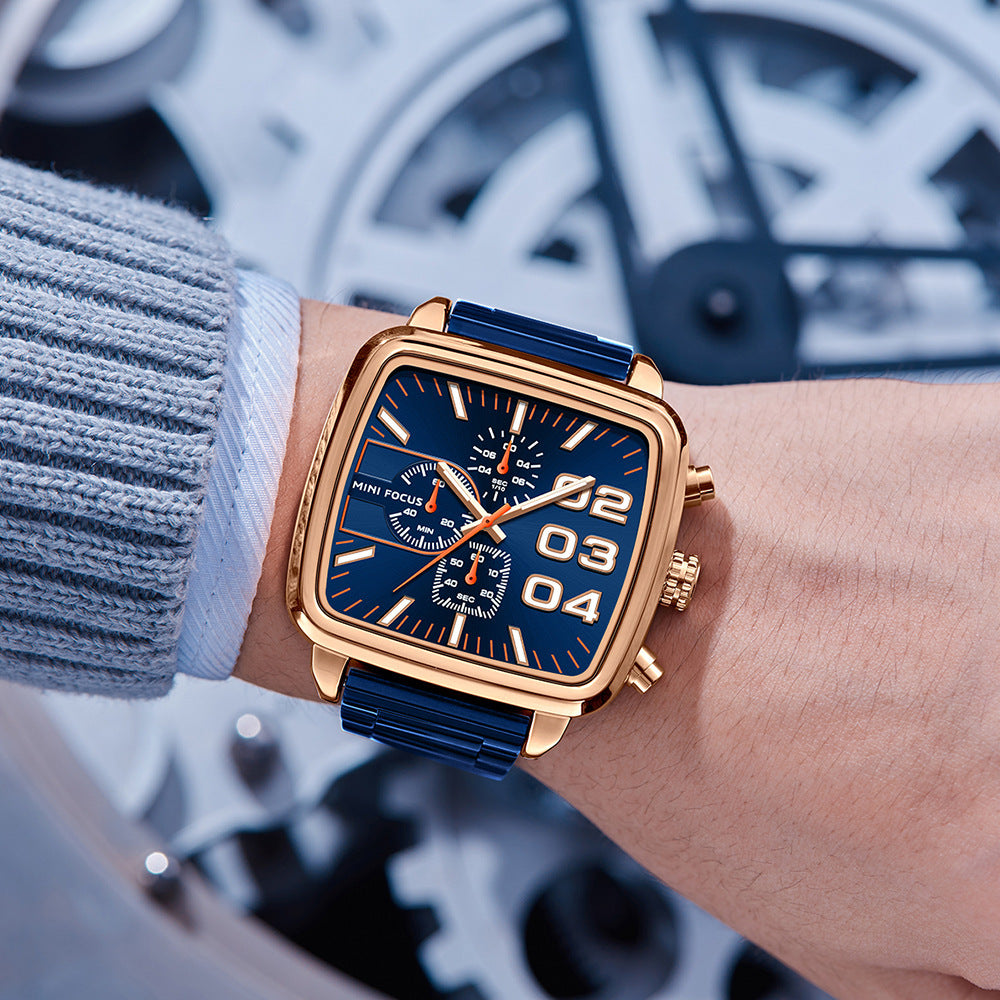Multifunktionale wasserdichte Quarz-Uhr für Herren | LuxeStyle