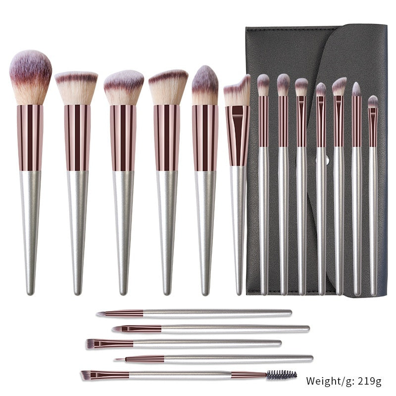 18-teiliges Champagner Pinselset – Bild 5 | LuxeStyle