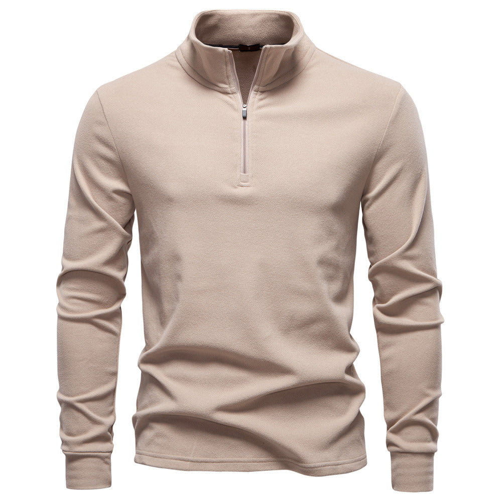 Thermosweater Herren, Halbzipfel, Stehkragen