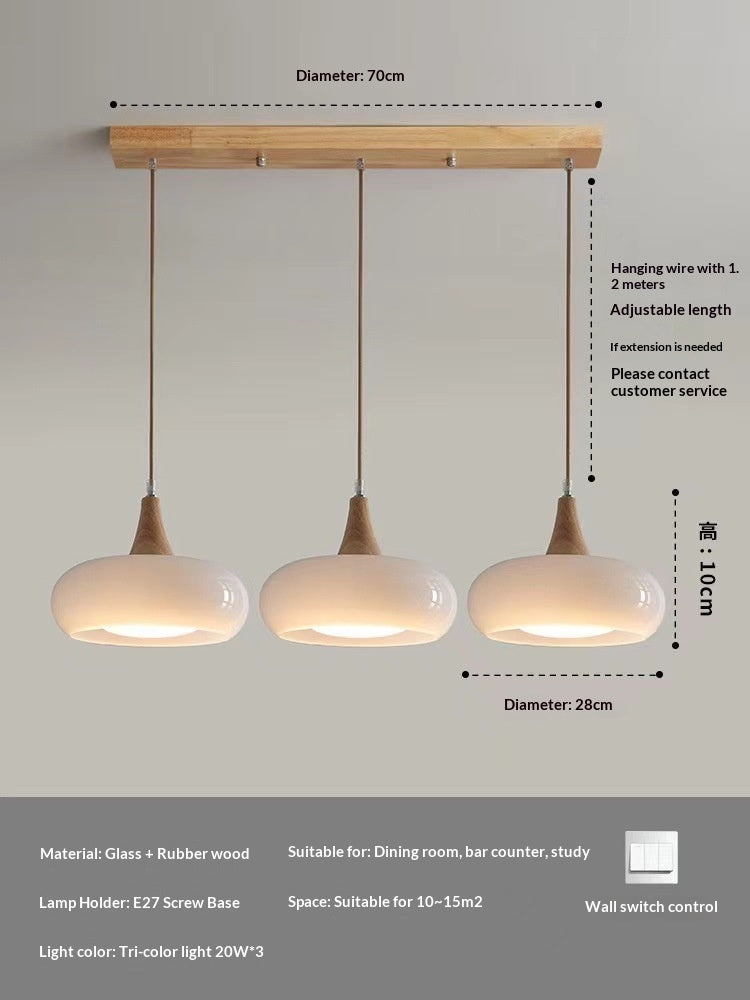 Retro Bauhaus Glaslampe