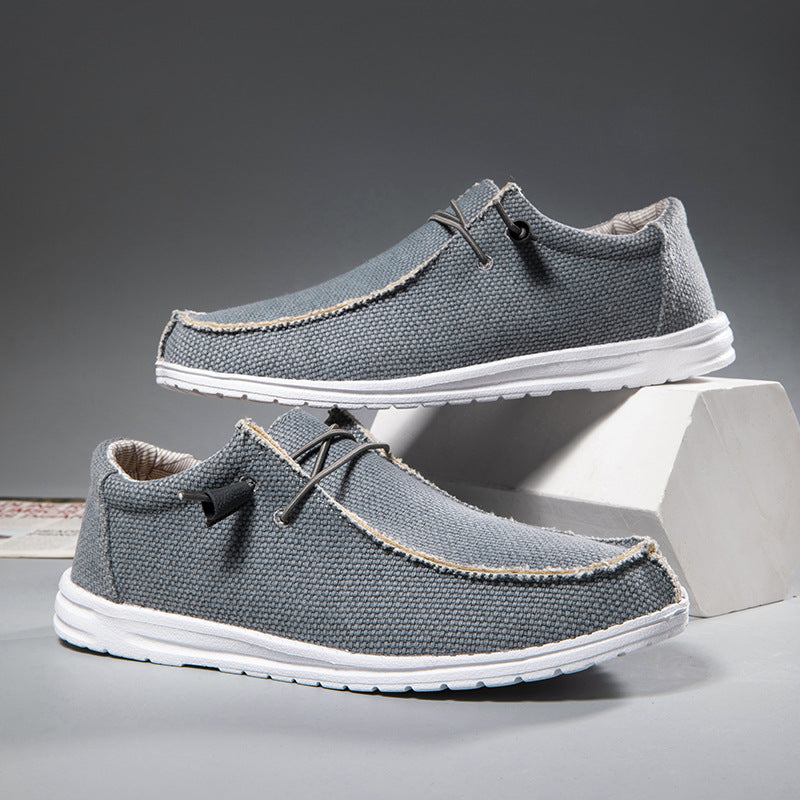 Herren-Slip-on «Sail» · Canvas, leichte Sohle