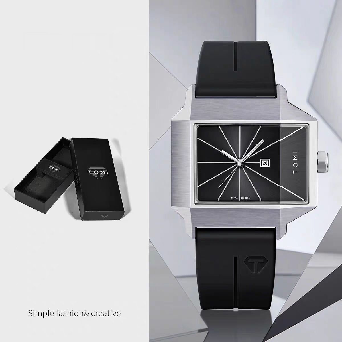 Armbanduhr «Rettangolo» – Rechteckig, Unisex