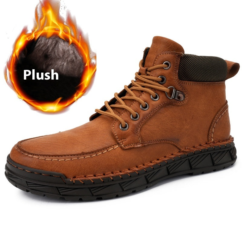 Winterstiefel mit Fleece-Einlage – Retro-Plateau | LuxeStyle