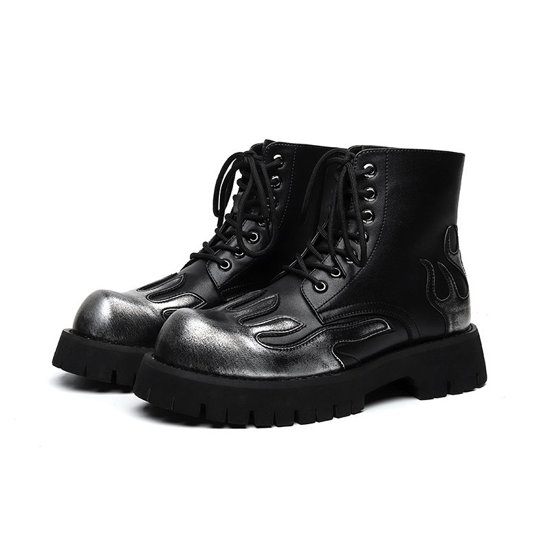Worker-Boots mit Schnürung und leichter Erhöhung – Bild 6 | LuxeStyle