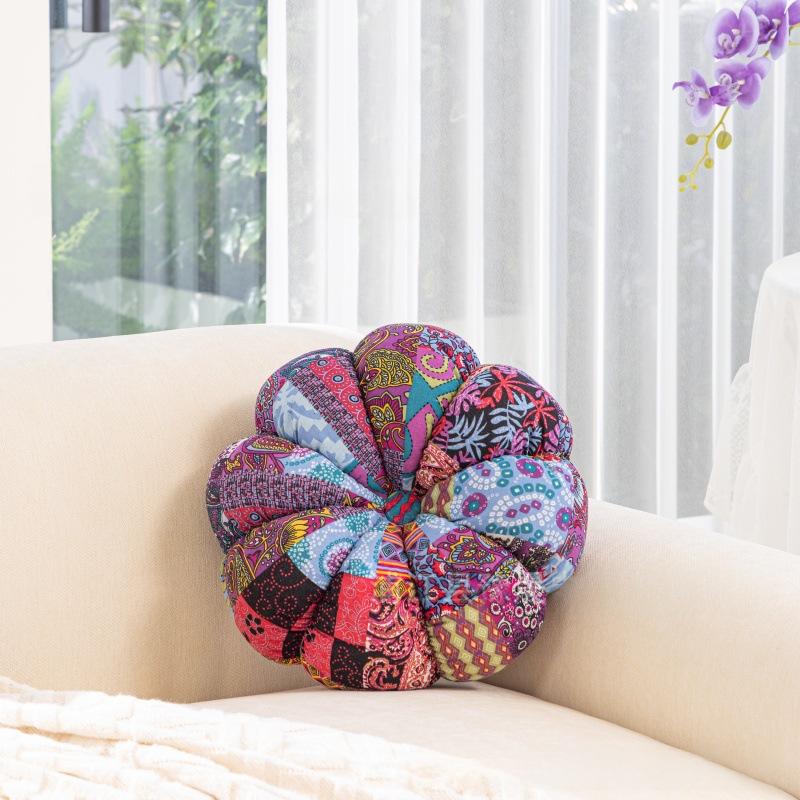 Boho-Kürbis-Sitzkissen und Dekokissen