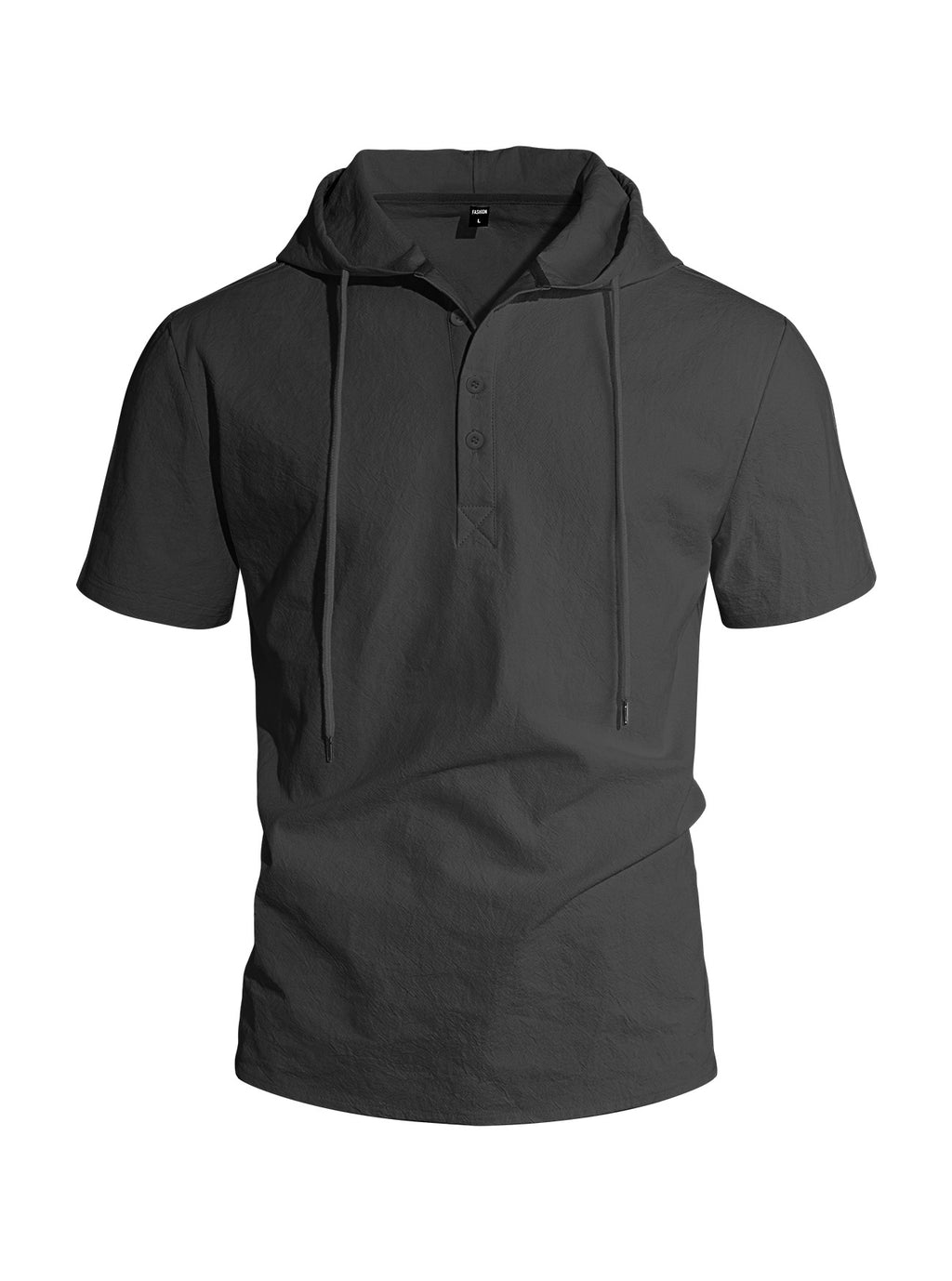 Herren Leinen Kurzarm-Shirt