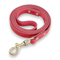 Hunde-Leine aus Vollleder mit Messing-Details