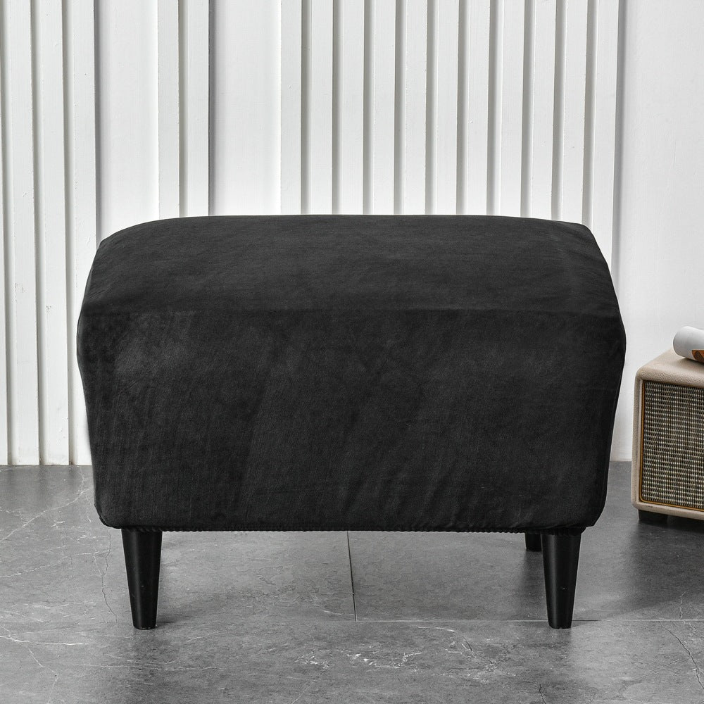 Weinrot-Schwarzes Sofaüberwurf – Bild 2 | LuxeStyle