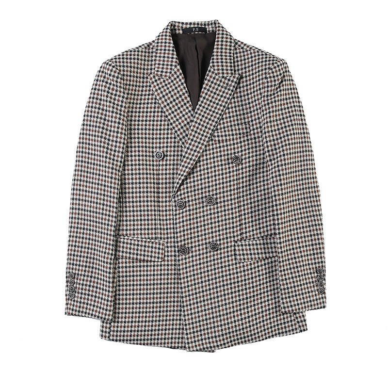 Herren Sakko mit Hahnentrittmuster – Bild 3 | LuxeStyle