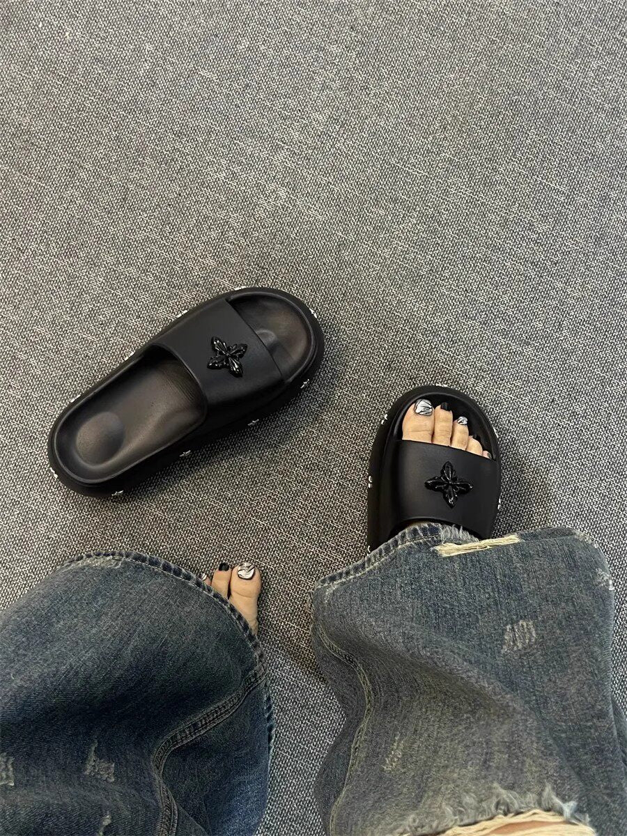 Plateau-Slipper für Damen