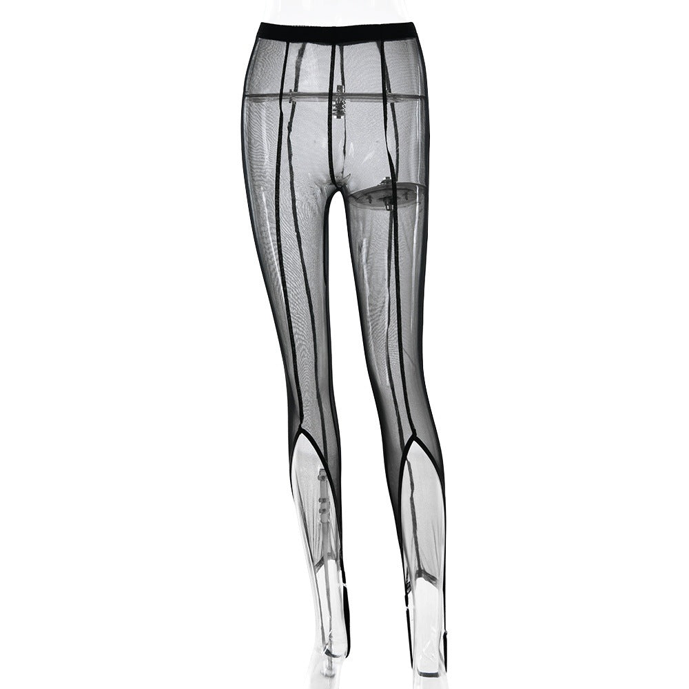 Dünne, durchsichtige Leggings