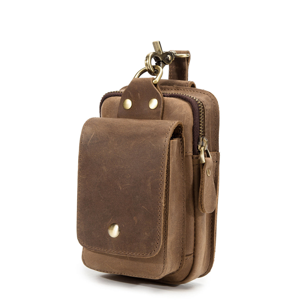 Leder-Gürteltasche mit Haken – Bild 4 | LuxeStyle