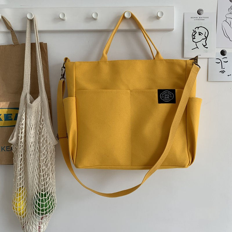 Grosszügiger Canvas-Messenger für Alltag – Bild 6 | LuxeStyle