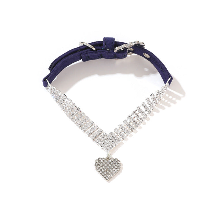 Halsband und Leine – Polyester, einfarbig – Bild 8 | LuxeStyle
